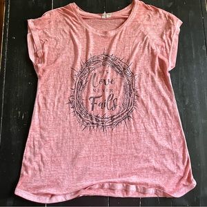 His Love Never Fails Top